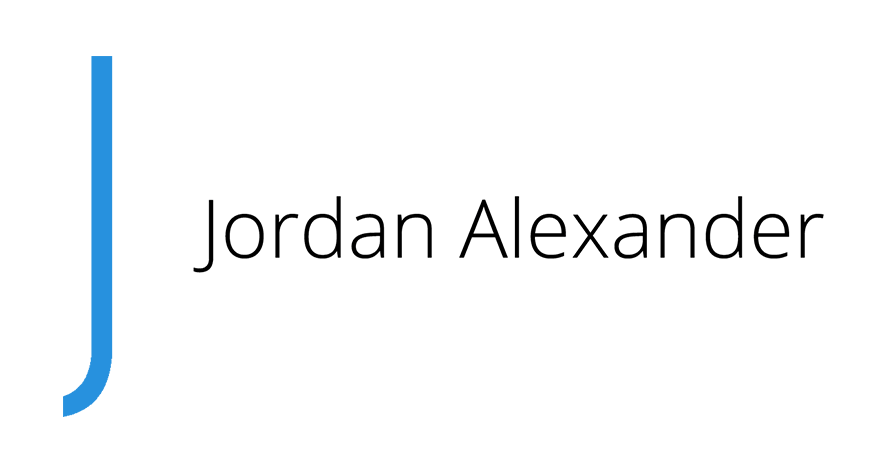 Imagen de marca personal logo Jordan Alexander (AlexCG Design)